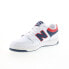 New Balance 480 BB480LNR Mens White Leather Lifestyle Sneakers Shoes