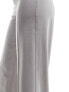 Bershka wide leg tailored trousers in pale grey