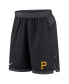 Men's Black Pittsburgh Pirates Authentic Collection Flex Vent Performance Shorts