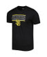 Комплект пижамы Concepts Sport Black, Gold San Diego Padres Badge T-shirt and Pants Sleep Set