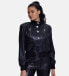 Women's Genuine Leather Bomber Jacket, Black Nappa