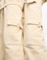 Calvin Klein Jeans unisex cargo joggers in beige - exclusive to ASOS