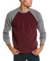 Brooks Brothers Rib Raglan Sweatshirt Men's Red S