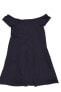 Susana Monaco 300899 Off The Shoulder Fit & Flare Mini Dress Navy Blue, XS