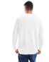 Tommy Jeans badge logo knit jumper in white