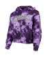 Women's Purple Los Angeles Lakers Galaxy Sublimated Windbreaker Pullover Full-Zip Hoodie Jacket