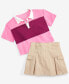 Girls Bold Striped Polo Shirt, Created for Macy's