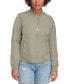 Women's Lightweight Zip-Detail Bomber Jacket