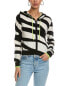 Brodie Cashmere Sporty Zebra Zip Hoodie Women's