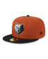 Men's Rust/Black Memphis Grizzlies Two-Tone 59Fifty Fitted Hat