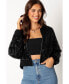 Stevie Sequin Bomber Jacket