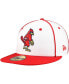 Men's White/Red Memphis Redbirds Authentic Collection 59FIFTY Fitted Hat