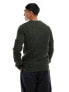 Jack & Jones Essentials ribbed jumper in green