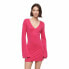 SUPERDRY Bodycon Long Sleeve Short Dress