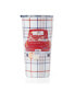 Red Plaid Truck Insulated Tumbler, 20 oz