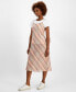 Women's Plaid Layered-Look Midi Dress