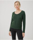 Organic Cotton Softspun Scoop Long Sleeve Tee