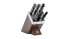 Zwilling Gourmet - Knife/cutlery block set - Stainless steel - Plastic - Wood - Stainless steel - Wood