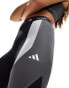 adidas Performance Techfit 7/8 Colorblock leggings in black