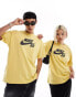 Nike SB centre logo unisex t-shirt in yellow