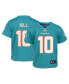 Toddler Boys and Girls Tyreek Hill Aqua Miami Dolphins Game Jersey