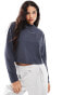 Calvin Klein Jeans Relaxed Long Sleeve T-shirt in Ebony