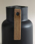 Thermos with acacia handle