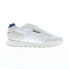 Reebok Glide Mens White Synthetic Lace Up Lifestyle Sneakers Shoes 9.5