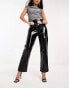 Amy Lynn Lupe trouser in high shine black