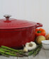 French Enameled Cast Iron 7.25 Qt. Oval Dutch Oven