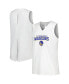 Women's White Golden State Warriors Paisley Peekaboo Tank Top