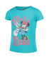 Big Girls Turquoise Mickey & Friends Girls Rule T-shirt