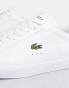 Lacoste Powercourt trainers in white