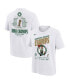 Big Boys and Girls White Boston Celtics 2024 NBA Finals Champions Celebration Roster T-Shirt