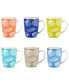 Seaside Set of 6 Mugs, 6 Asst