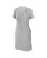 Women's Heather Gray Alabama Crimson Tide Knotted T-shirt Dress