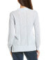 Malo Cashmere Pointelle Wool & Cashmere-Blend Sweater Women's