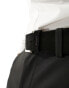 HUGO Gionio suede belt in black