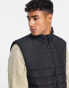 New Look funnel neck lightweight gilet in black