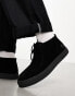 Fred Perry Dawson mid suede boots in black