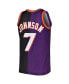 Men's Kevin Johnson Purple, Black Phoenix Suns Hardwood Classics 1996-97 Split Swingman Jersey