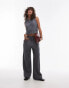 Mango pinstripe waistcoat co-ord 4 in grey