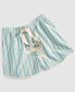 Women's Striped Poplin Boxer Sleep Shorts XS-3X, Created for Macy's