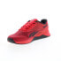 Reebok Nano X3 Mens Red Synthetic Lace Up Athletic Cross Training Shoes