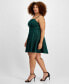 Trendy Plus Size Glittered Fit & Flare Dress