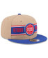 Men's Tan/Blue Detroit Pistons 2024 NBA Draft 9FIFTY Snapback Hat