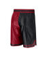 Men's Red, Black Miami Heat Courtside Versus Force Split DNA Performance Shorts