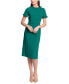 Women's Ruffled-Trim Sheath Dress