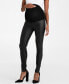 Women's Matt Coated Maternity Leggings