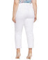 Nydj Plus High-Rise Marilyn Ankle Release Hem Optic White Jean Women's